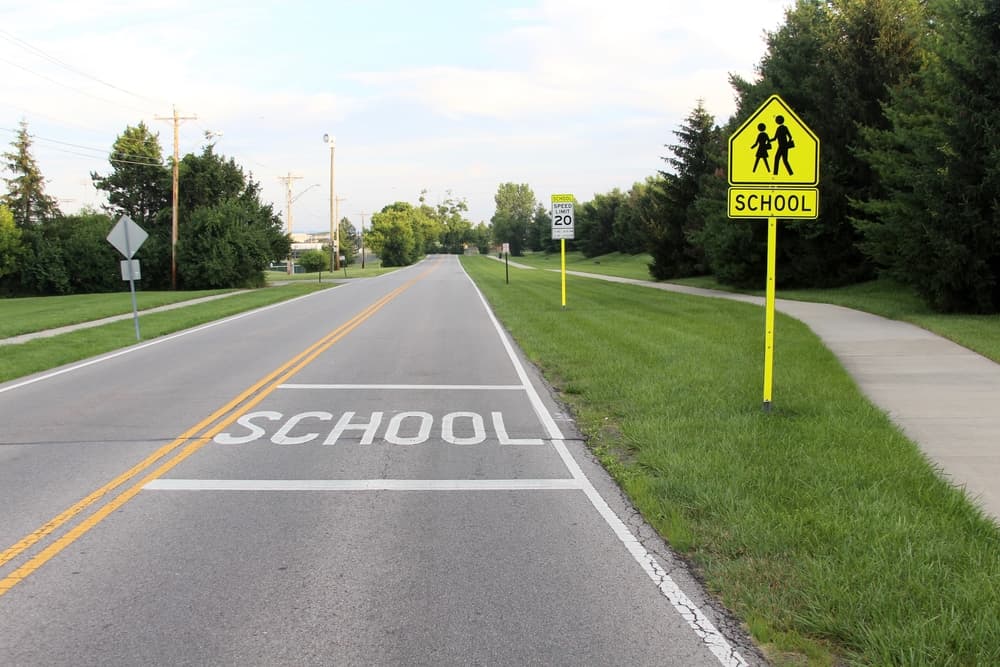 school zone area
